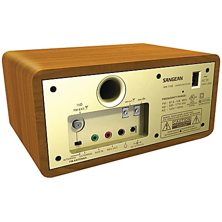 WR-7 FM / BT / AUX Wooden Cabinet Radio│SANGEAN Electronics