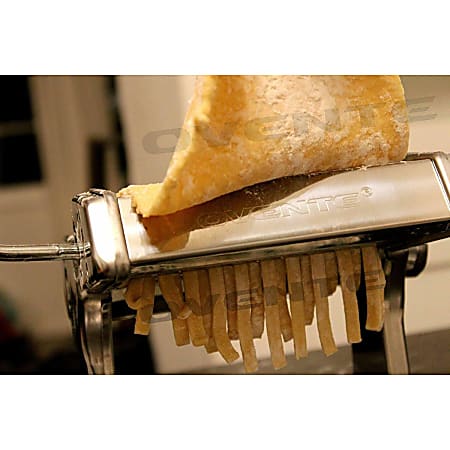 Ovente Pasta Maker Machine 7 H x 7 W x 13 D Black ODP Business Solutions