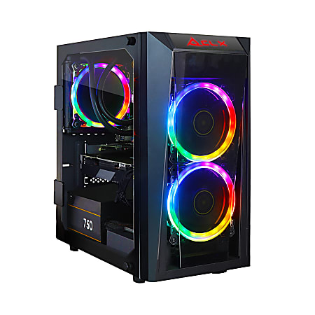 CLX SET TGMSETRTM0A06BM Liquid-Cooled Gaming Desktop PC, Intel® Core™ i5, 16GB Memory, 2TB Hard Drive/240GB Solid State Drive, Windows® 10 Home