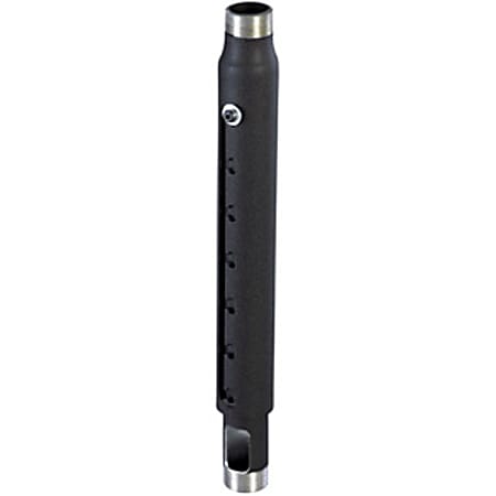 Chief 2-3' Adjustable Extension Column - Black - Aluminum - 500 lb