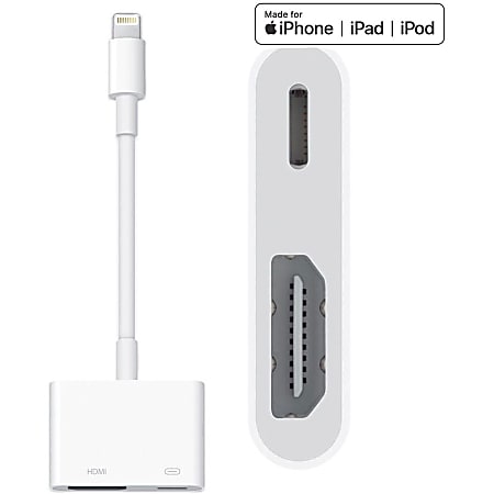 4XEM 8 Pin Lightning to HDMI Digital AV Adapter for Apple