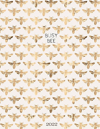 Willow Creek Press Monthly Booklet Planner, 8-1/2" x 11", Busy Bee, January to December 2022, 22573
