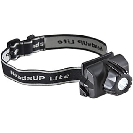 Pelican HeadsUp Lite 2690 LED Flashlight - AAA - Acrylonitrile Butadiene Styrene (ABS)Body, RubberStrap - Black