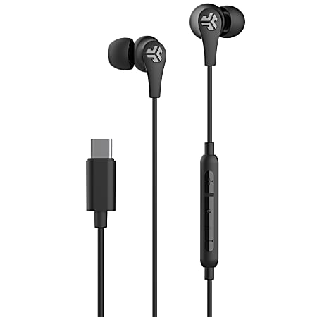 JLab Audio JBUDS PRO USB-C Wired Earbuds, Black