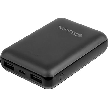 Aluratek 10,000 mAh Portable Battery Charger - For
