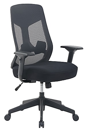Serta® Commercial Motif Mesh Ergonomic Mid-Back Task Chair, Black