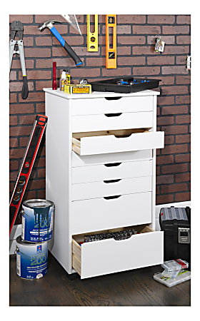 10-Drawer Smooth Rolling Casters Storage Bin Organizer Cart for Home and  Office - Bed Bath & Beyond - 30888815