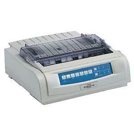 Oki MICROLINE 421N Dot Matrix Printer - 9-pin - 570 cps Mono - 240 x 216 dpi - USB, Parallel