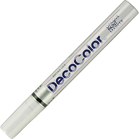 Marvy® DecoColor® Paint Marker, Broad Point, White