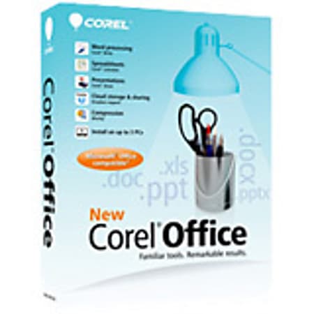 Corel Office - (v. 5) - box pack - 1 user (mini-box) - Win - English - United States
