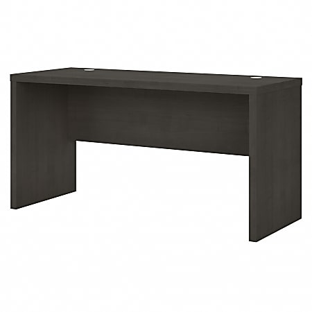 Bush Business Furniture Echo 60"W Credenza Computer Desk, Charcoal Maple, Standard Delivery