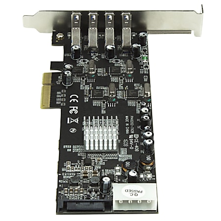 StarTech.com 4 Port PCI Express PCIe SuperSpeed USB 3.0 Card
