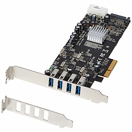 StarTech.com 4 Port PCI Express PCIe SuperSpeed USB 3.0 Card