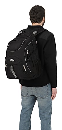 access laptop backpack 17 HIGH SIERRA Access Backpack With 17 Laptop Pocket Black