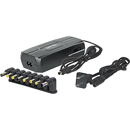 Manhattan Adjustable Voltage Power Adapter, 7 Output Levels, 90 - 8 selectable output levels provide a broad mobile power solution - 12 to 24 V