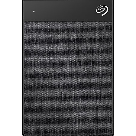 Seagate Backup Plus Ultra Touch STHH2000400 2 TB Portable Hard Drive - External - Black - USB 3.0 Type C - 256-bit Encryption Standard - 2 Year Warranty