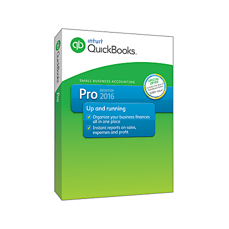 QuickBooks® Pro 2016, Download Version