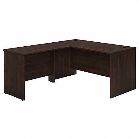 Bush® Business Furniture Studio C 60"W L-Shaped Desk With 42"W Return, Black Walnut, Standard Delivery