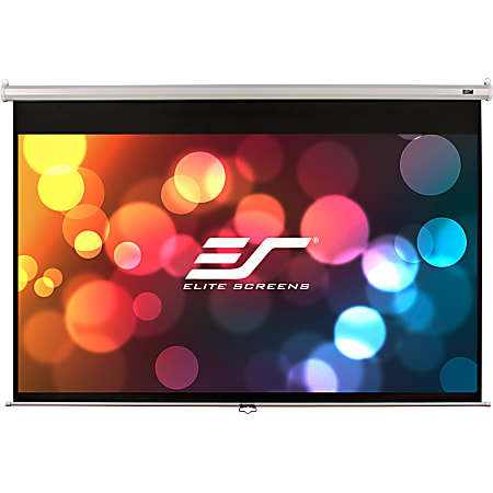 Elite Screens Manual Wall And Ceiling Projector Screen, 150" Diagonal, M150XWH2