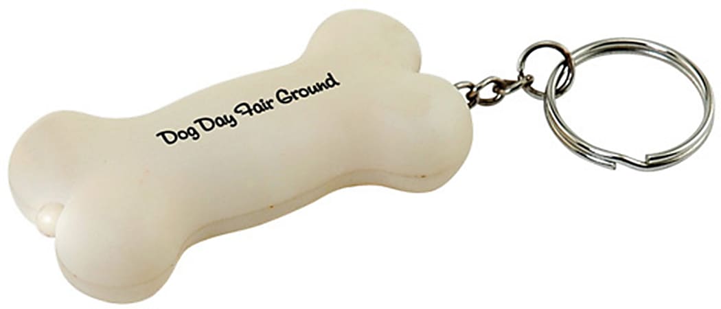 Light Up Dog Bone Key Chain