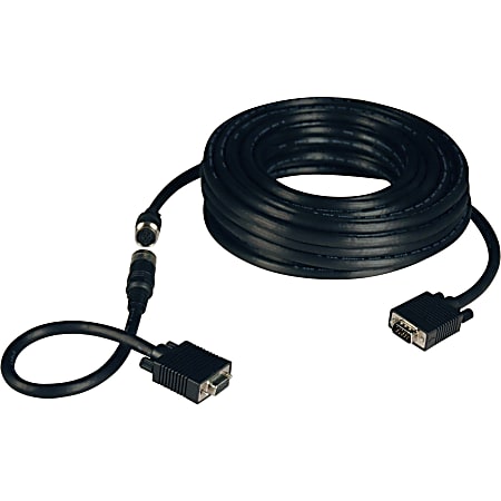 Tripp Lite VGA Coax Monitor Easy Pull Extension Cable, High Resolution cable with RGB coax - (HD15 M/F) 100-ft.