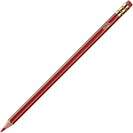 Integra Red Grading Pencil Presharpened HB Lead Pack of 12 - Office Depot