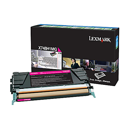 Lexmark™ X748H1MG Magenta High Yield Return Program Toner Cartridge