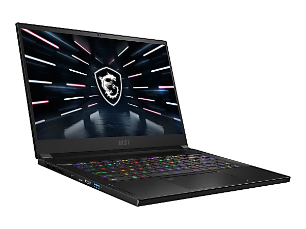 MSI GS66 Stealth STEALTH GS66 12UGS-246 15.6" Gaming Notebook - Intel Core i7 - 32 GB Total RAM - 512 GB SSD - Core Black- Windows 11 Pro