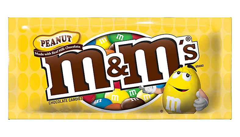 M&amp;M's&reg; Peanut Chocolate Candies, 1.74 Oz