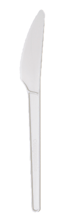 Highmark® ECO Compostable Knives, 6-1/2", White, Case Of 1,000