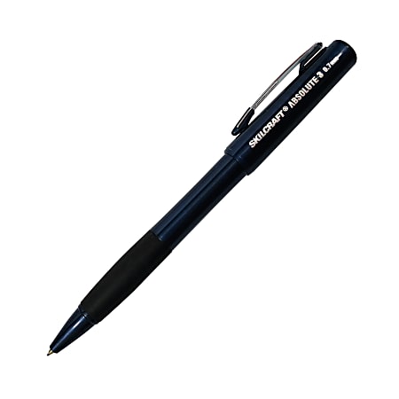 SKILCRAFT® Cushion Grip Mechanical Pencils, 0.7 mm, Blue Barrel, Pack Of 6 (AbilityOne 7520-01-451-2268)