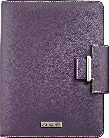 Day Runner® Express® Planner, Terramo, 5 1/2" x 8 1/2", Eggplant (401-0214)