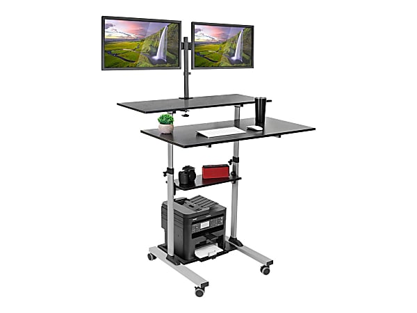 Office depot mobile workstation hot sale desk