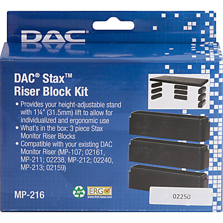 DAC Monitor Riser Leg Blocks - 6 DAC Monitor Riser Leg Blocks - 6