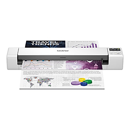Brother® DSmobile DS-940DW Duplex Wireless Portable Color Document Scanner