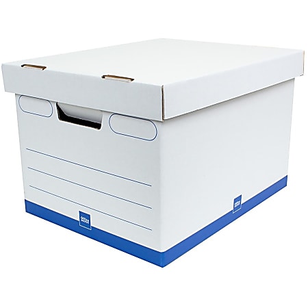 Office Depot Brand Medium Storage Bin 7 12 H x 14 18 W x 9 14 D Assorted  Colors - Office Depot