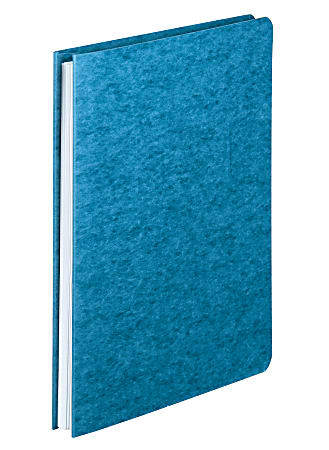 Office Depot® Brand Pressboard Side-Bound Report Binders With Fasteners, Light Blue, 60% Recycled, Pack Of 10