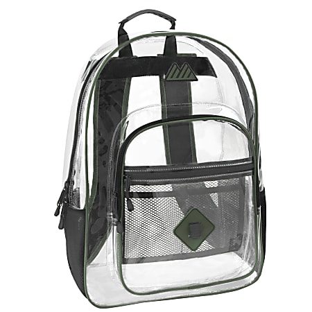 Clear green backpack new arrivals