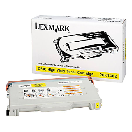 Lexmark™ 20K1402 High-Yield Yellow Toner Cartridge