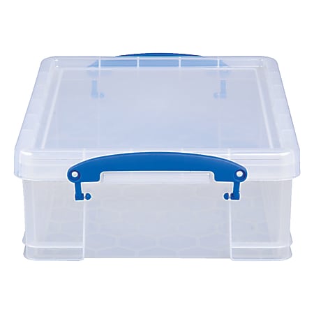 Really Useful Box Stackable Storage Box Weatherproof Free P&P Black,160 Litre 