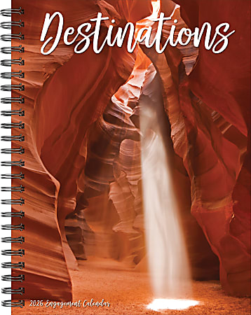 2026 Willow Creek Press Weekly Engagement Calendar, 6-1/2" x 8-1/2", Explore The World, January To December, 54628