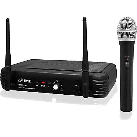 PylePro Premier Series Professional UHF Wireless Handheld Microphone System - 673 MHz to 697.50 MHz Operating Frequency - 100 Hz to 18 kHz Frequency Response - 164 ft Operating Range