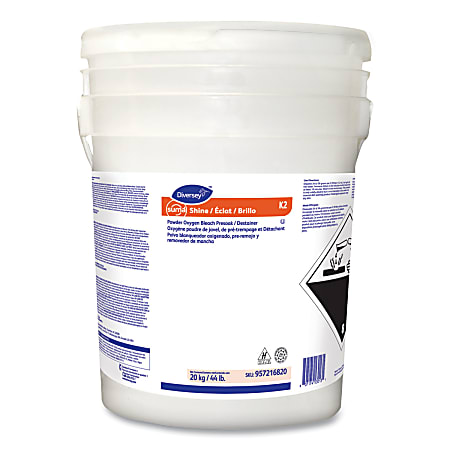 Diversey™ Suma Shine K2 Pre-Soaks with Bleach, Unscented, 44 lb Pail