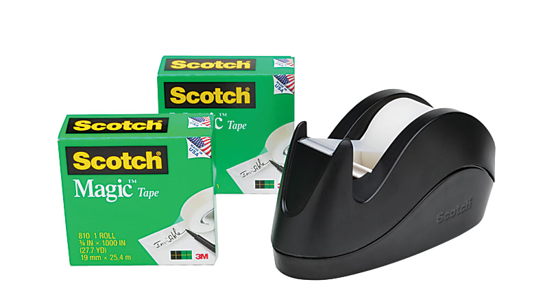 Scotch® Magic™ Tape With Black C28 Tape Dispenser