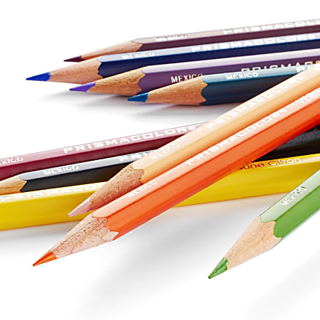  Prismacolor 3599TN Premier Soft Core 72 Colored Pencils +  1774266 Scholar Colored Pencil Sharpener; Perfect for Layering, Blending  and Shading; Soft, Thick Cores Create a Smooth Color Laydown