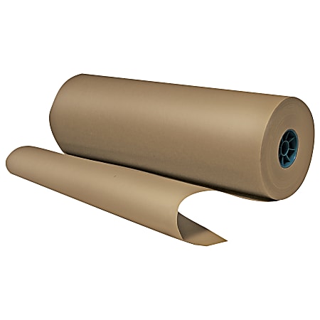 RUSPEPA Kraft Paper Roll - 48 inches x 100 feet - Recyclable Paper Perfect  for Wrapping, Craft, Packing, Floor Covering, Dunnage, Parcel, Table