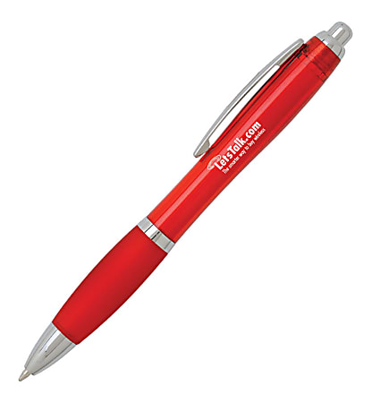 Custom Promotional Color Grip Satin Pen