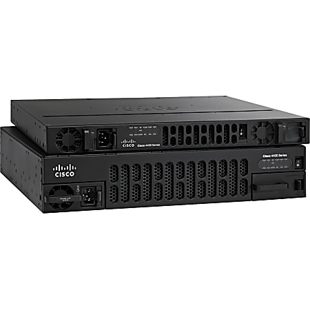 Cisco 4221 Router - T-carrier/E-carrier - 2 Ports - 2 RJ-45 Port(s) - Management Port - 3.0 - 4 GB - Gigabit Ethernet - 1U - Rack-mountable