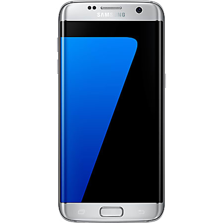 Samsung Galaxy S7 Edge Cell Phone, Silver, PSN100827