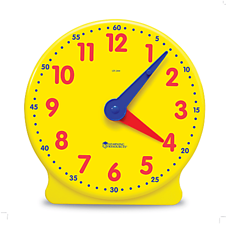 Learning Resources Big Time Learning Clock 12-Hour Demonstration Clock 